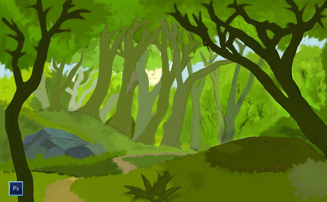 Digital Paint (Forest)