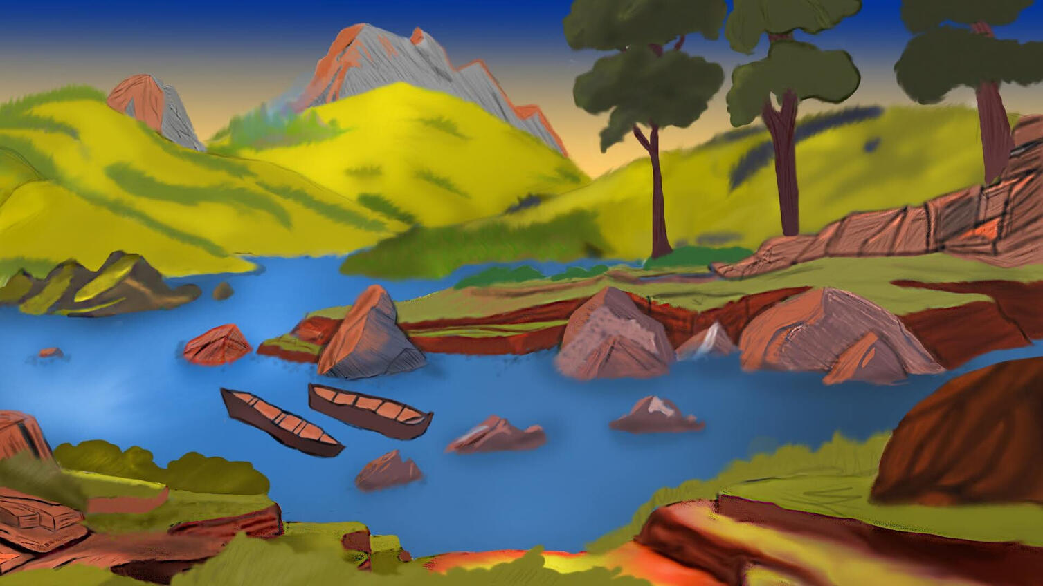Environment Digital Painting